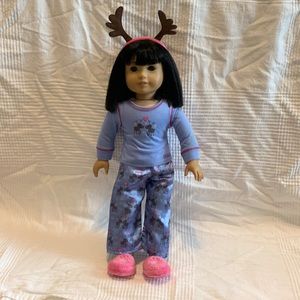 American Girl Doll Reindeer Pajamas
